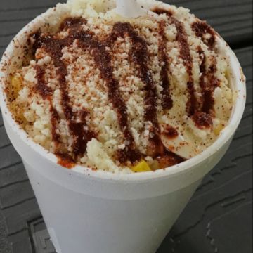 Corn on a cup