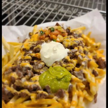 Angus beef loaded fries