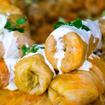 Stuffed cabbage rolls