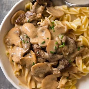 Beef Stroganoff