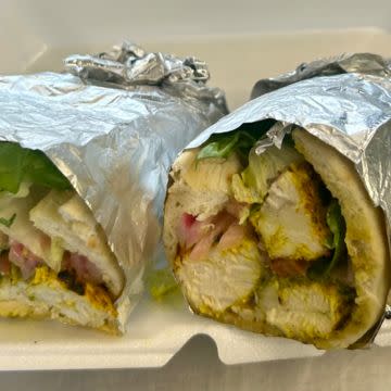 Chicken kabo gyro