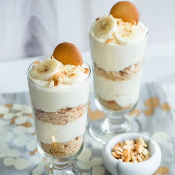 Banana cream parfait