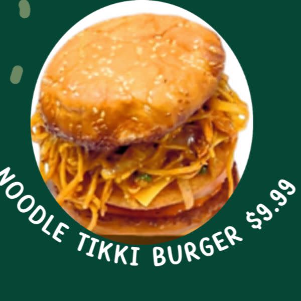 Noodle Tikki Burger