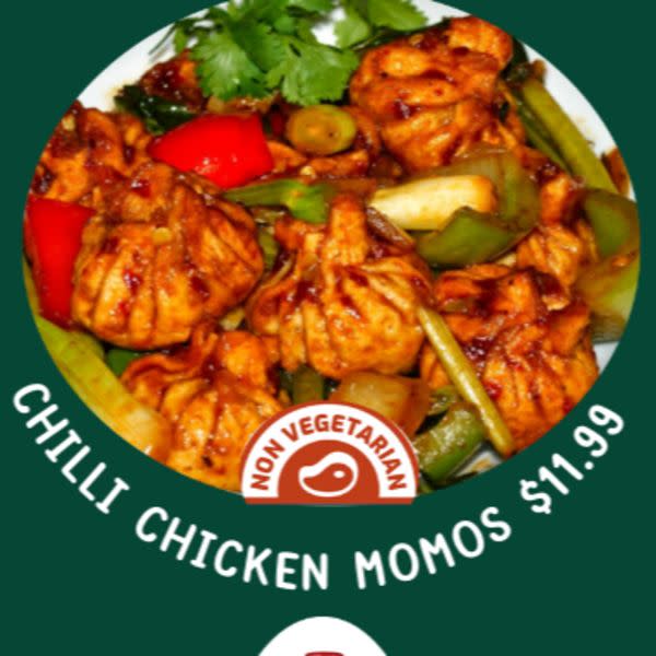 Chilli Chicken Momos