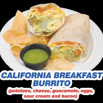 Cali Breakfast Burrito