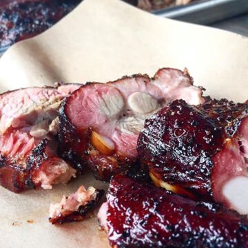 1/3 lb ALABAMA ALI pecan wood smoke lamb ribs