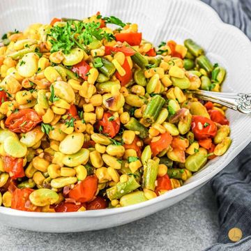 Indian style succotash
