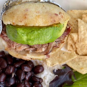 Grilled Chicken Arepa
