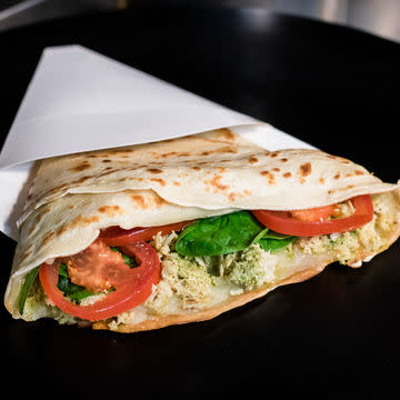 Chicken Pesto  Crepe