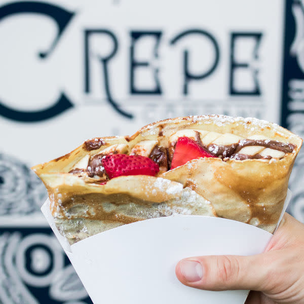 Nutella Strawberry Banana Crepe