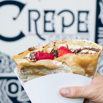 Nutella Strawberry Banana Crepe