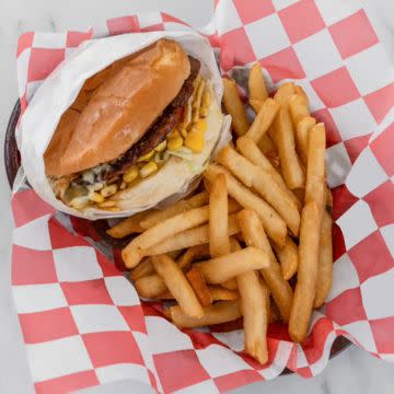 Carne O Pollo Hamburguesa