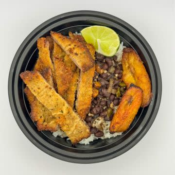Bistec Empanizado (Breaded Steak) Bowl
