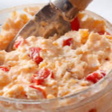 Pimento cheese with Fire Crackers