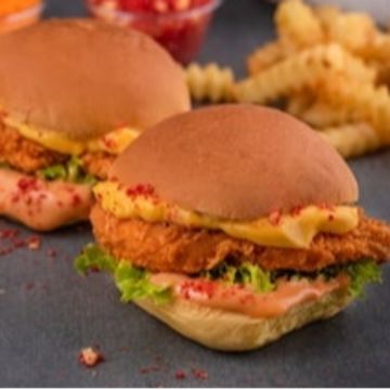 Hot Cheetos Fried Chicken Sandwich