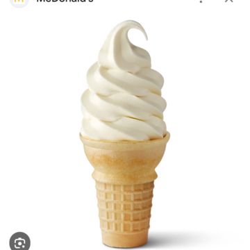 Soft Serve Vanilla Cone