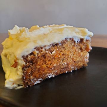 Mr. Jim's Peach Carrot Cake