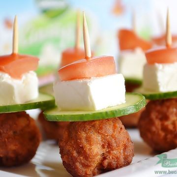 Meatball and cheese mix