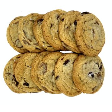 One Dozen Sea Salt Chocolate Chip Cookies 