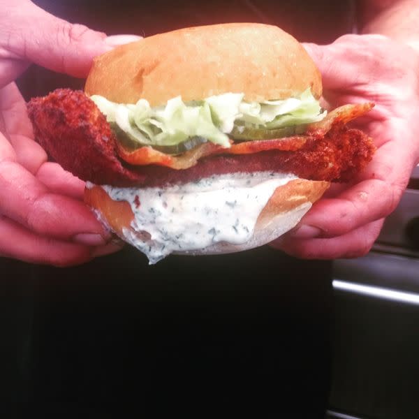 Bacon Ranch Fried Chicken Sandwich 