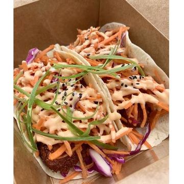 Korean Fried Chicken Tacos