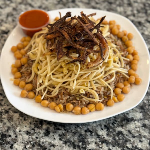 Mediterranean vegan plate