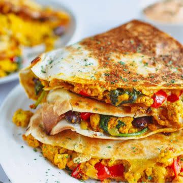 Island Chicken Quesadillas