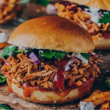 Pulled Jackfruit Burger