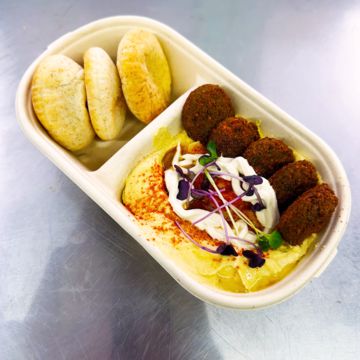 Hummus/Falafel Bowl fully loaded (V+GF)