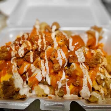 Buffalo Chicken Ranch Fries