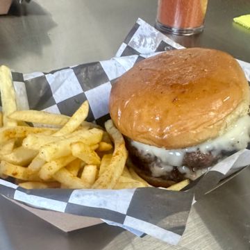 Badass Cheese Burger n Fries