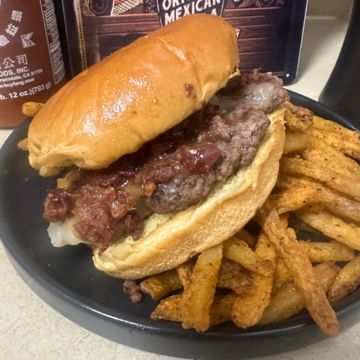 Badass Bacon Cheese Smash n Fries