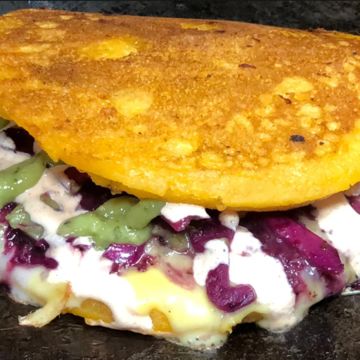 Veggie MozzArepa