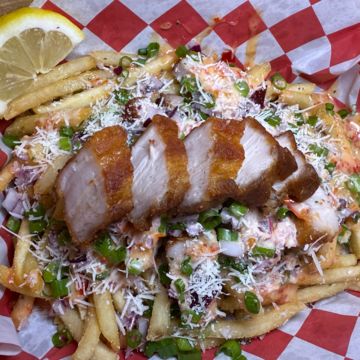 Lechon Kawali Parmesan Fries