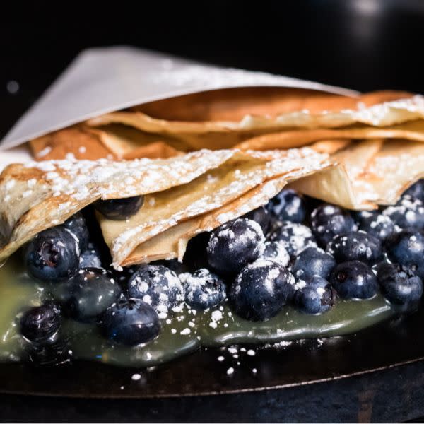 Blueberry Lemon Curd Crepe