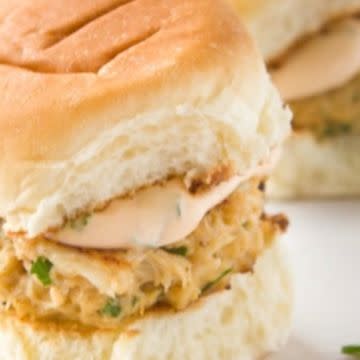 Crabcake sandwich