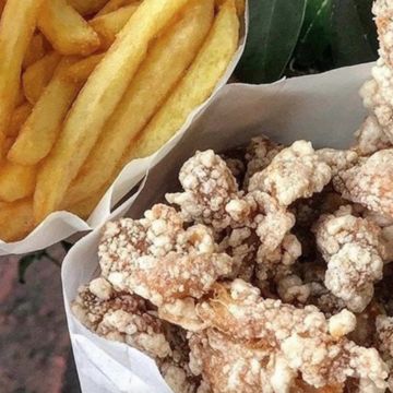 Popcorn Chicken, Fries & Drink