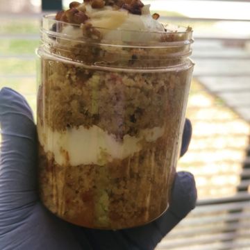 Butter Pecan Cake Jar