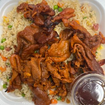 Vietnamese Fried Rice with Grilled Pork