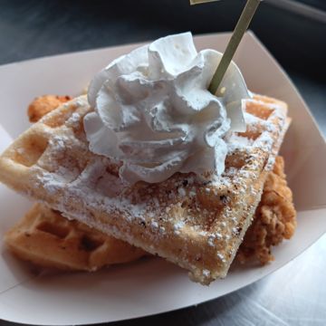 Southern Fried Chicken and Waffles Sliders