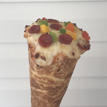 Supreme Pizza Cone w/ Side Fries