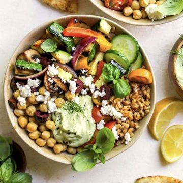 Mediterranean Veggie Bowl/Wrap