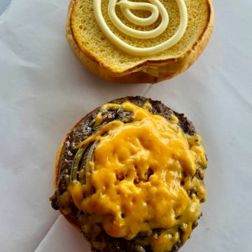 Smoked Cheddar Burger