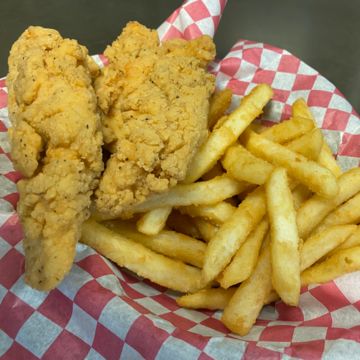 Chicken tenders with Fries