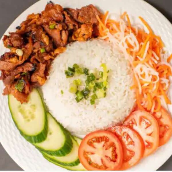 Grilled Pork with Steam Rice