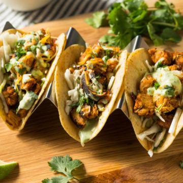 Indo-Chinese Taco (Paneer)