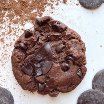DOUBLE DARK CHOCOLATE COOKIE   (Vegan & Gluten-Free)