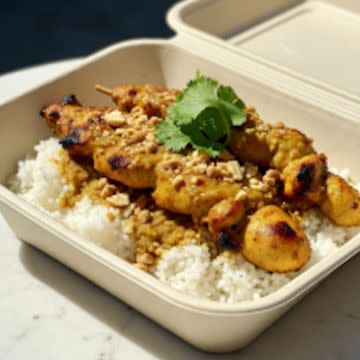 Satay Chicken Rice