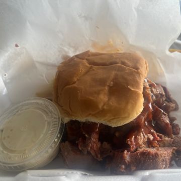 Brisket sandwich