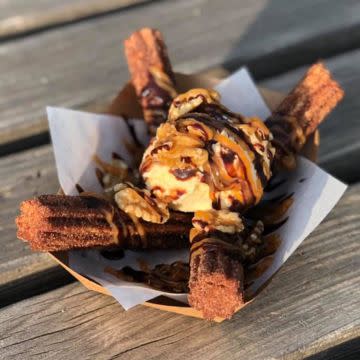 Churro Boats: The Chocolate Turtle